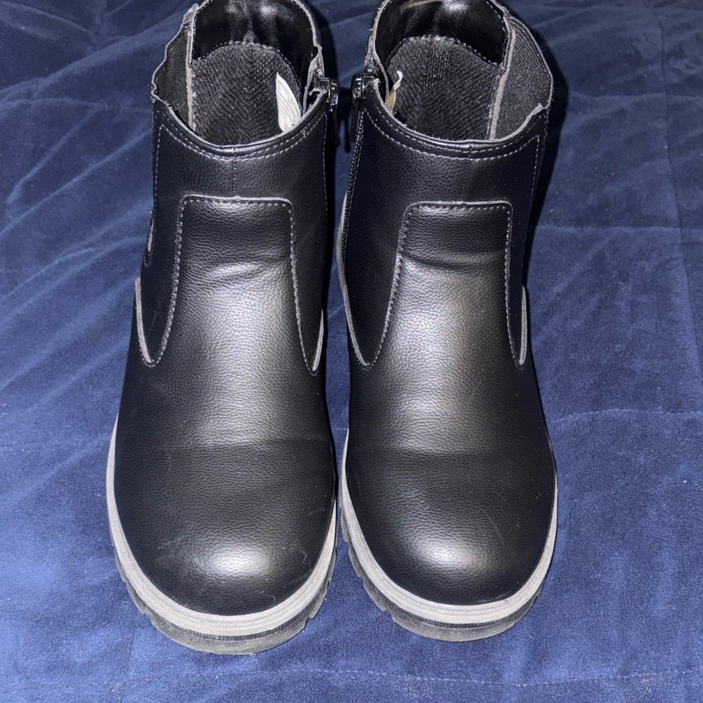 Wonder Nation Black Kids Boots